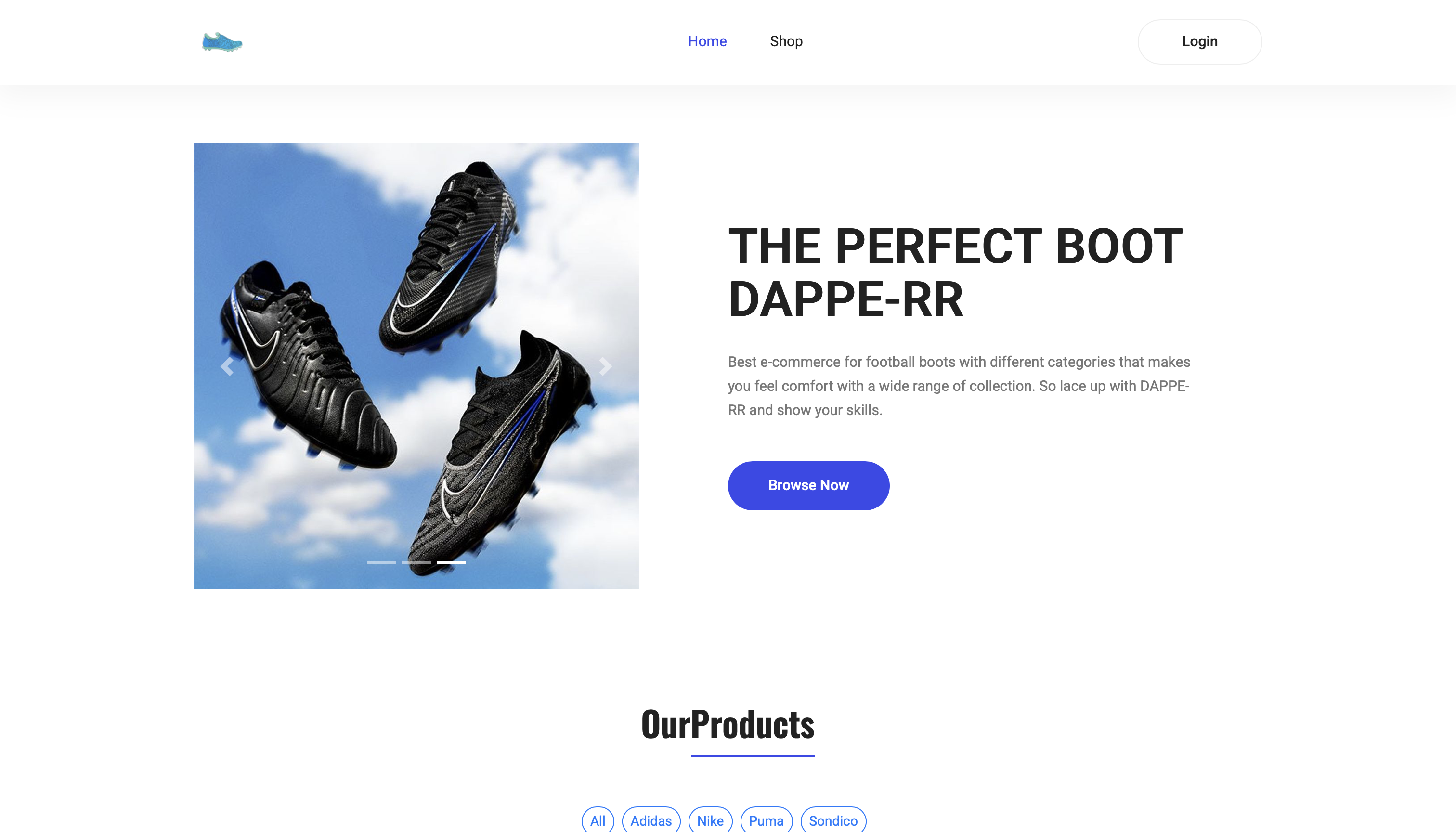 Dapperr E-commerce Platform